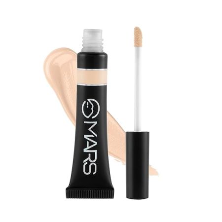 MARS Seal the Deal High Coverage Concealer | Lightweight & Creamy Formula | Easy to Blend (10.0 gm) (Creamy Beige)