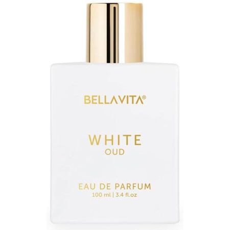 Bella Vita Luxury White Oud Unisex Eau De Parfum Liquid Perfume With Orange, Patchouli, Musk, Premium, Long Lasting Oud & Fruity Fragrance, 100ml