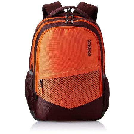 American Tourister 29.5 Ltrs Large Size Standard Backpack (Amt Mist Sch Bag02 Magenta) Magenta