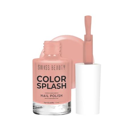 Swiss Beauty Color Splash Nail Polish with Glossy Gel Finish | Non-Chipping, Quick drying, Long-Lasting Nail paint | Shade- 02, 15ml