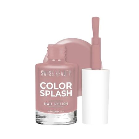 Swiss Beauty Color Splash Nail Polish with Glossy Gel Finish | Non-Chipping, Quick drying, Long-Lasting Nail paint | Shade- 40, 15ml