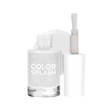 Swiss Beauty Color Splash Nail Polish with Glossy Gel Finish | Non-Chipping, Quick drying, Long-Lasting Nail paint | Shade- 58, 15ml
