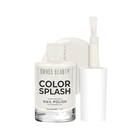 Swiss Beauty Color Splash Nail Polish with Glossy Gel Finish | Non-Chipping, Quick drying, Long-Lasting Nail paint | Shade- 59, 15ml