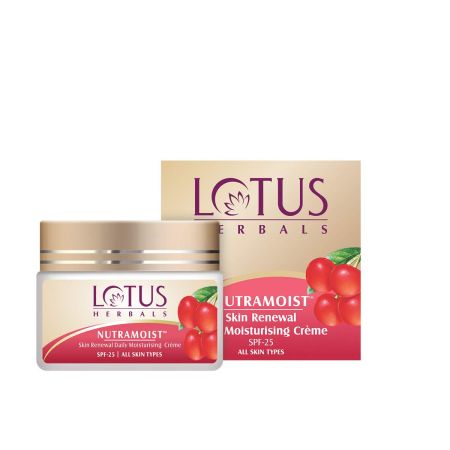 Lotus Herbals Nutramoist Skin Renewal Daily Moisturisng Cremespf-25, Cream