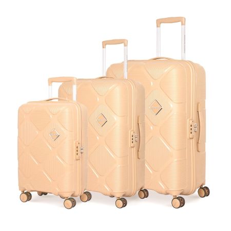 American Tourister AMT INSTAVIBE+ 3PCS PEACH BLS
