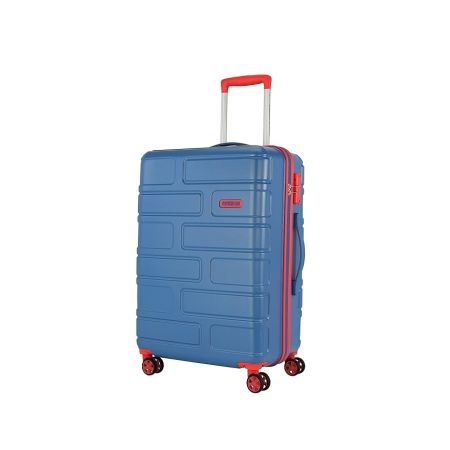 American Tourister BRICKLANE+ 8 Wheel Spinner Polycarbonate (PC) 80 Cm Large Cobalt Blue Check-in Hard Luggage