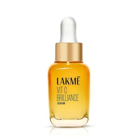 LAKMÉ 9To5 2% Active Vitamin C+Serum|Face Serum for Bright, Healthy&Glowing Skin|Natural antioxidant|Reduces Dark Spots|Lightweight&Non-greasy|For Dry,Oily,Normal,Sensitive& Combination Skin|15 ml