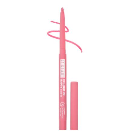 Swiss Beauty Colour Me Happy Eyeliner | Waterproof & Smudge-Proof | Long-Lasting | 12 shades | Shade- Pink alperose, 0.4g