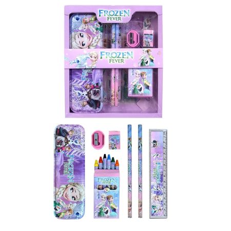 Cable World® Stationary Kit Set for School Kids,Girls/Boys Birthday Gift - Pencil Pen Book Eraser Sharpener - Multicolor