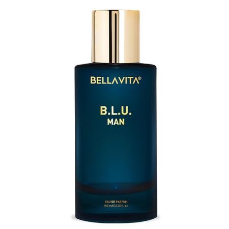 Bella Vita Luxury B.L.U Men Eau De Parfum Liquid Perfume With Lemon, Apple, Musk|Fresh, Refreshing, Energising Long Lasting Edp Fragrance Scent 100Ml