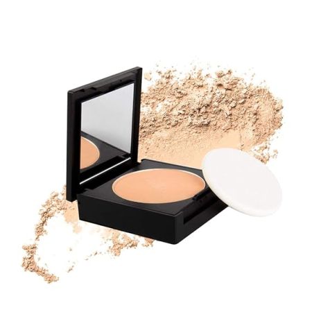 SUGAR Cosmetics Dream Cover Matte Compact Powder With SPF 15 & Vitamin E | Pressed Setting Powder | Blurs Pores - 45 Con Panna (medium-deep)