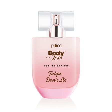 Plum BodyLovin' Tulip Don't Lie Eau De Parfum | Long Lasting & Luxurious Fresh Floral Fragrance | Luxury Perfume For Women | Tulip, Rose, Pomelo & Musk Notes (50 ml)