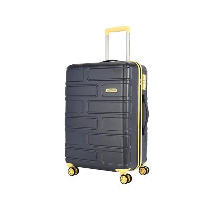 American Tourister BRICKLANE+ 8 Wheel Spinner Polycarbonate (PC) 55 Cm Small Charcoal Grey Cabin Hard Luggage