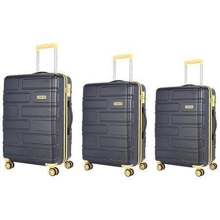 American Tourister BRICKLANE+ 8 Wheel Spinner Polycarbonate (PC) 55 Cm Small Charcoal Grey Cabin Hard Luggage