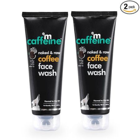 mCaffeine Tan Removal Face Wash Pack of 2-200ml | Face Wash Combo Pack Offer for Oily Skin & Normal Skin | Face Wash for Men & Women | Oil Control & Detan Cleanser Combo