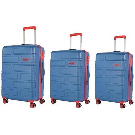 American Tourister BRICKLANE+ 8 Wheel Spinner Polycarbonate (PC) 55 Cm Small Cobalt Blue Cabin Hard Luggage