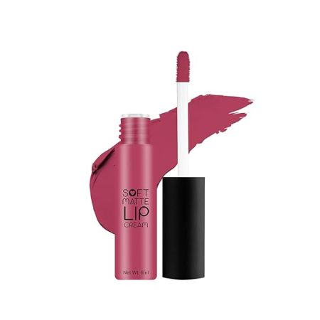 Swiss Beauty Soft Matte Lip Cream Weightless Lipstick | Long Lasting Lipstick With Velvety Finish | Shade- Double Shot, 6ml