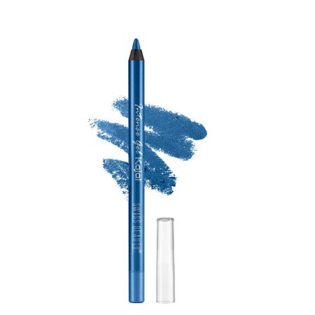 SWISS BEAUTY Intensegel Kajal Eyeliner Matte, Eye Makeup, Electric-Blue, 1.2G