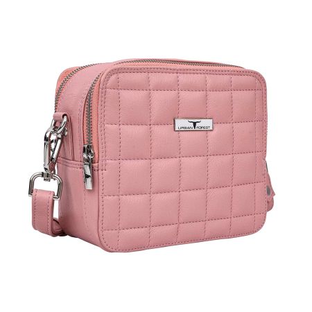 URBAN FOREST Ellie Quilted Leather Sling Bag for Women