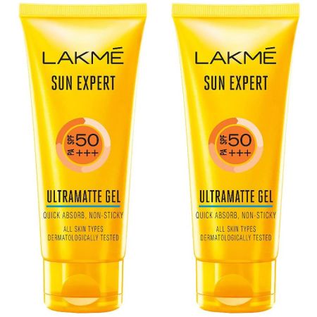 LAKMÉ Sun Expert Spf 50 Gel For All Skin Types, 50 G (Pack Of 2)