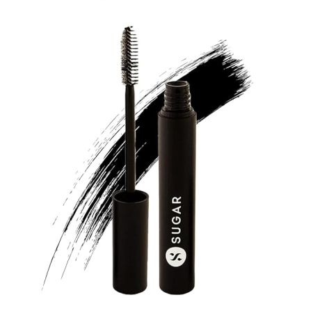 SUGAR Cosmetics Lash Mob Limitless Mascara - 01 Black With A Bang (Black) Eye Lash Protection, Black, Highly Pigmented.