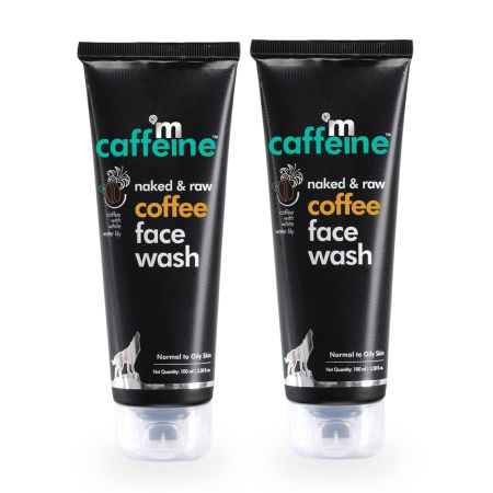 mCaffeine Tan Removal Face Wash Pack of 2-200ml | Face Wash Combo Pack Offer for Oily Skin & Normal Skin | Face Wash for Men & Women | Oil Control & Detan Cleanser Combo