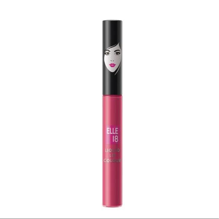 LAKMÉ Elle18 Liquid Lip Color Pink Rose 5.6Ml, Matte Finish