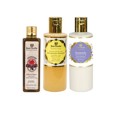 Just Herbs Haircare Kit (Pack of 3)