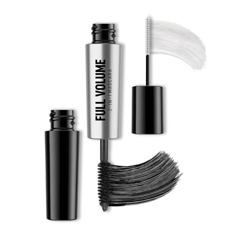 RENEE Full Volume 2-in-1 Mascara With Primer, Long Lasting Weightless Waterproof Formula | Volumizes, Lengthens & Conditions the Lashes with Intense Color & Clump Free Application, Enriched With Vitamin E