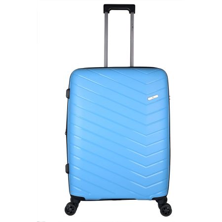 URBAN FOREST Octans Light Blue Polypropylene Hard-Sided 67cm Check-in Trolley Luggage Case