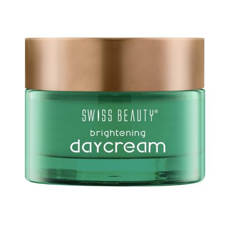 Swiss Beauty Light weight, Non greasy Brightening Day Cream for intense hydration | With Vitamin C | For all skin types | 50gm