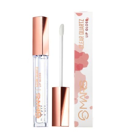 MARS Clear Quartz Lip Gloss for Women | Hydrating & High Shine | Lightweight Weight & Comfortable Lipgloss (3.0 ml)