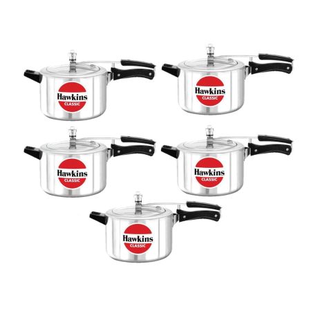Hawkins Toy Cooker Stainless Steel Miniature Model Gift Toy for Kids Set of 5