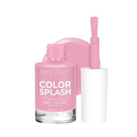 Swiss Beauty Color Splash Nail Polish with Glossy Gel Finish | Non-Chipping, Quick drying, Long-Lasting Nail paint | Shade- 28, 15ml