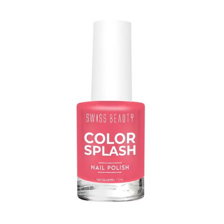 Swiss Beauty Color Splash Nail Polish with Glossy Gel Finish | Non-Chipping, Quick drying, Long-Lasting Nail paint | Shade- 07, 15ml
