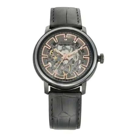 Titan Mens 49.90 x 12.50 x 44 mm Magnate Anthracite Dial Leather Analog Watch - NQ1797KL03F