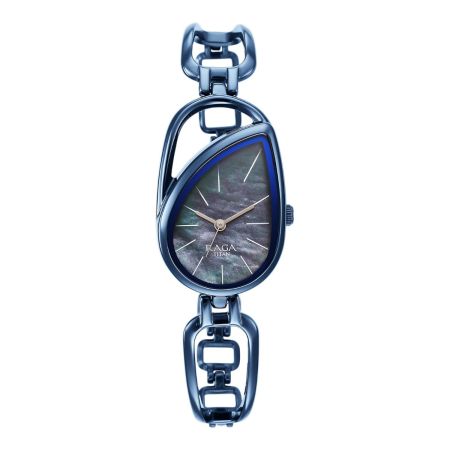 Titan Raga Chic Quartz Analog Blue Dial Blue Metal Strap Watch for Women-NS2688QM02/NT2688QM02