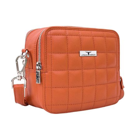 URBAN FOREST Ellie Quilted Leather Sling Bag for Women