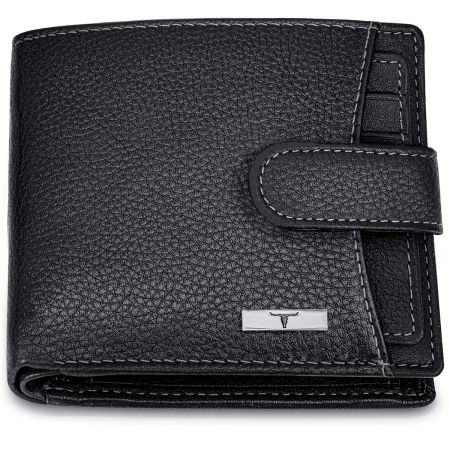 URBAN FOREST Oswald Black Leather Wallet for Men