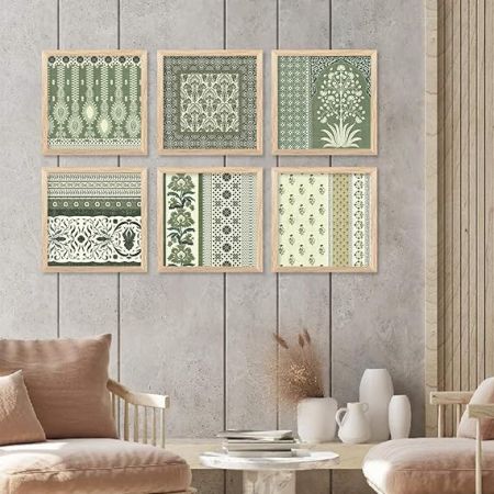 kotart Premium Digital Madhubani Art Paintings with Frame for Home Decor - Traditional Indian Painting for Wall Decoration (10x10 inch, Painting 6)