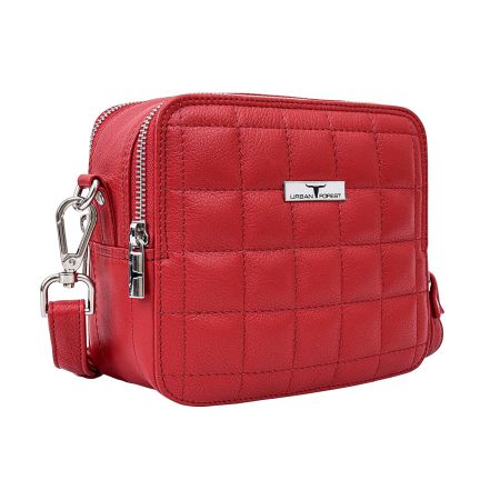 URBAN FOREST Ellie Quilted Leather Sling Bag for Women