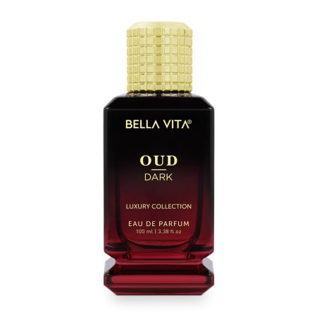 Bella Vita Luxury Men Oud Dark Eau De Parfum Intense Liquid Perfume With Grapefruit, Orris, Vetiver |Woody, Musky Long Lasting Edp Fragrance Scent 100 Ml