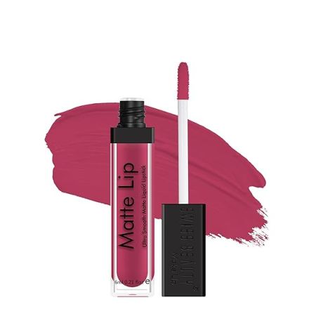 Swiss Beauty Ultra Smooth Matte Lip Liquid Lipstick, Smooth Lip Color, Weightless Finish, Silky Matte Finish, Shade- Rose, 6ml