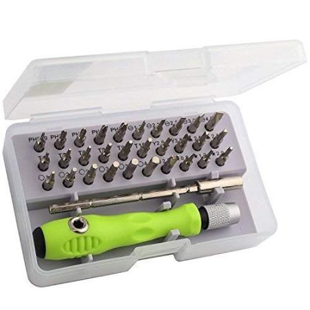 Cable World® All In 1 Mini Screwdriver Bits Set With Magnetic Flexible Extension Rod For Home Appliance,Laptop,Mobile,Computer Repairing Preparations