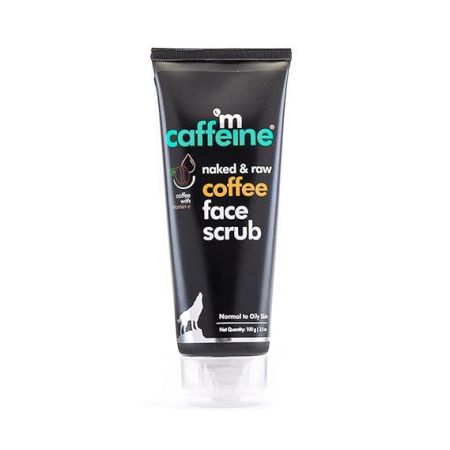 mCaffeine Coffee Tan Removal Face Scrub (100gm) | Exfoliate Scrub | Blackhead Remover, Whitehead Remover, Dead Skin Remover, Detan Pack | Caffeine & Walnut Scrub for Face | Face Scrub For Women & Men