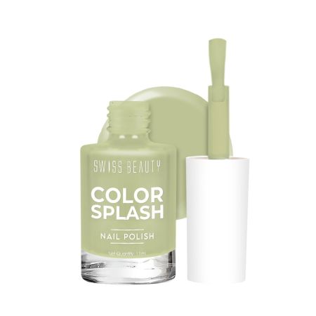 Swiss Beauty Color Splash Nail Polish with Glossy Gel Finish | Non-Chipping, Quick drying, Long-Lasting Nail paint | Shade- 19, 15ml