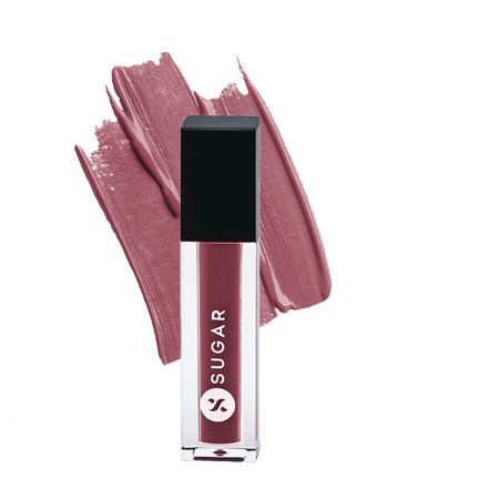 SUGAR Cosmetics Smudge Me Not Mini Matte Liquid Lipsticks for Women | Transferproof & Waterproof | Long Lasting Lipstick - Upto 12hrs | 1.1ml - 09 Suave Mauve