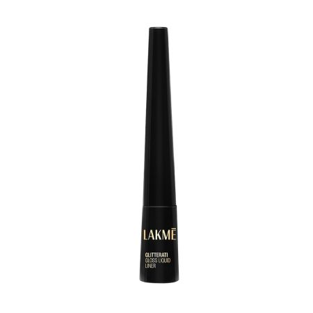 Lakme Absolute Gloss Artist Liquid Eye Liner, Black, Smudge Proof, Long Lasting, 2.5 ml