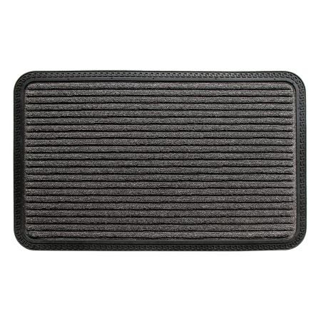 Onlymat Solid Door Mat (Grey, Polypropylene, Rubber, 40cmx60cm)