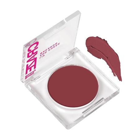 Swiss Beauty Craze Lip and Cheek Macaron | Multi- Purpose, lightweight Cream tint with Vitamin E and Olive oil | Shade- Strawberry, 3gm